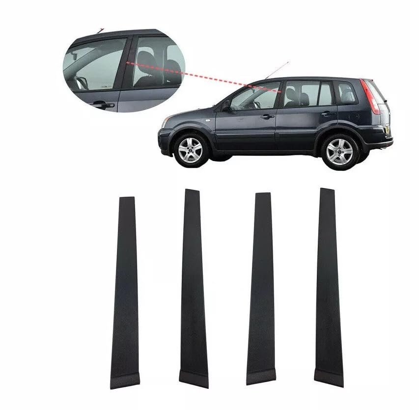 Juego de 4 piezas para puertas traseras delanteras LHand RH para Ford Fusion 2001 a 2013 con esponja y anillo de presión, 1690267, 1473667, 1690268, 1473669,