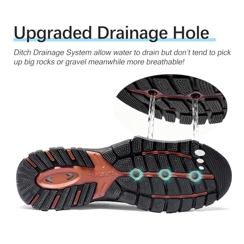 Image of Water Shoes Men Quick Drying Outdoor Hiking Barefoot Boat Footwear Aqua Shoes for Water Sport Waders Diving Hiking Sailing Travel Beach Wading Swimming Fishing Kayaking