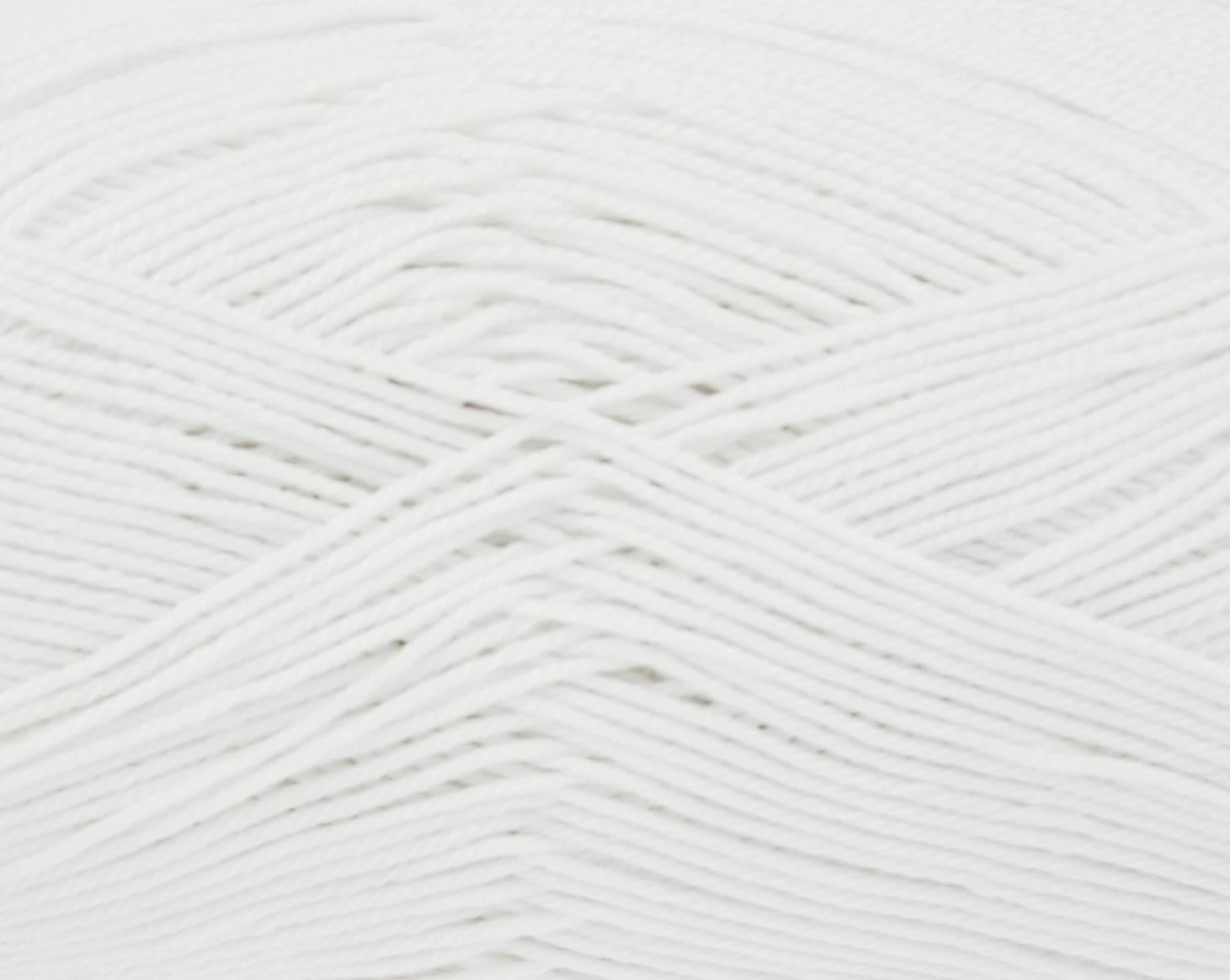 King Cole Giza Cotton 4 Ply 50g Knitting Crochet Yarn (White 2190)