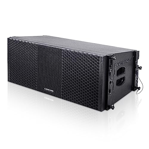 Image of Sound Town ZETHUS Series Dual 10 inch Powered Line Array Loudspeaker with Onboard DSP, Black (ZETHUS-210BPW)