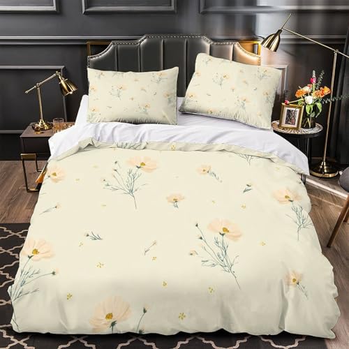 Housse de couette 3D florale 260x220cm pour un lit douillet d'ado - 2
