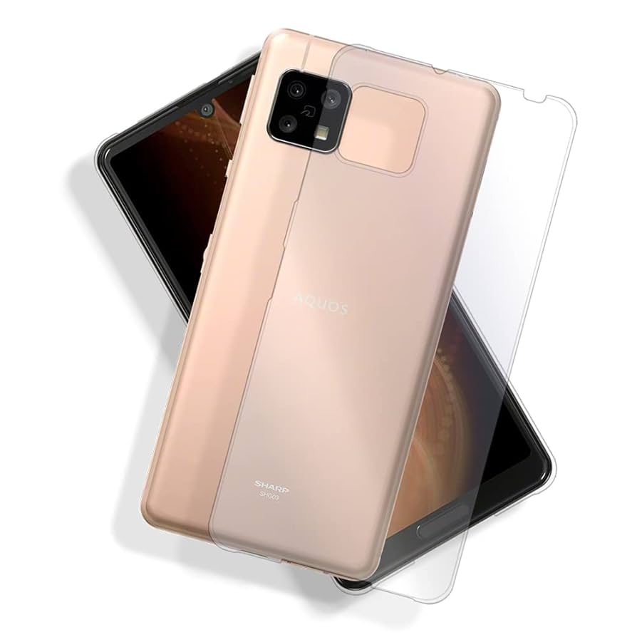 AQUOS sense5G SH-53A 本体　SIMフリー ドコモ　ケース付き AQUOS sense sense5G SH-53A SHG03 A004SH ケース スマホ カバー