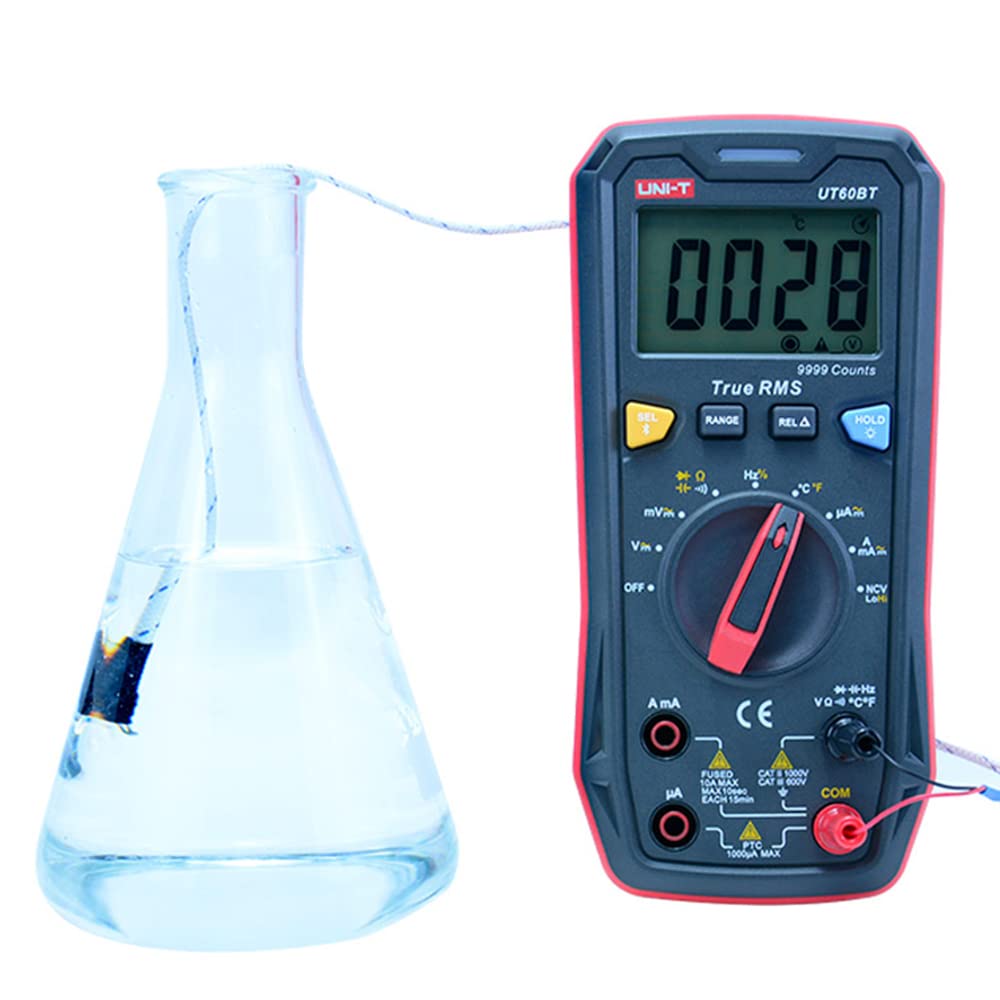 UNI-T Bluetooth Digital Multimeter Wireless Modern True RMS Transistor NCN Tester Voltage Current Resistance Frequency Meter LCD Back-Light UT60BT