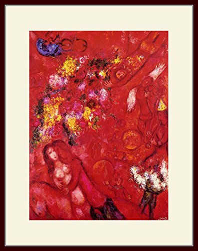 Amazon.co.jp: シャガール・「赤のサーカス」 プリキャンバス複製画