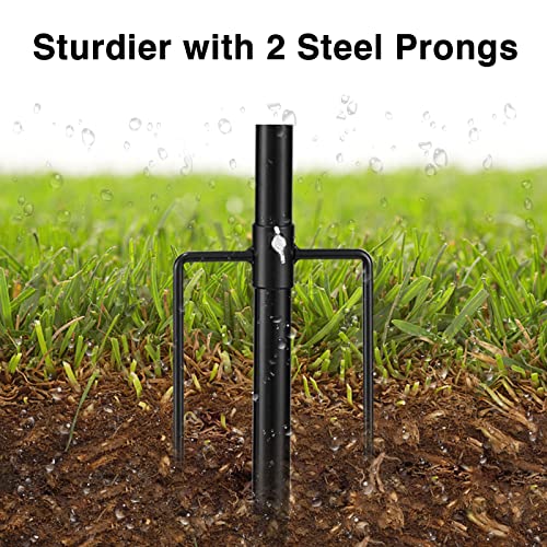 Donsail Black Flag Poles For Outside In Ground thumb #2