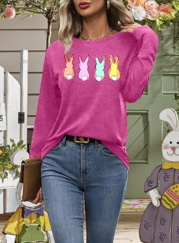 Image of Ithalt Easter Shirts for Women He is Risen Tshirt Easter Christian T-Shirt Jesus Lover Short Sleeve Tops
