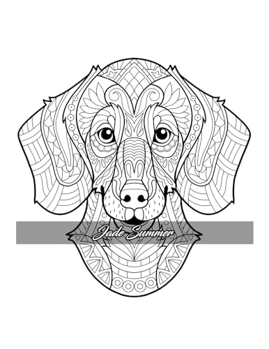 Amazing Dogs Coloring Book: Beautiful Dogs, Adorable Puppies, and Relaxing Designs for Adults and Teens - Image 23
