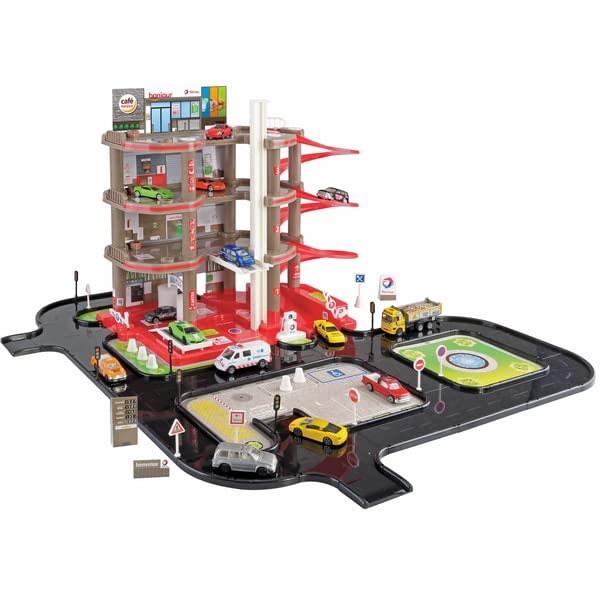 STARLUX – Grand Garage de Voitures à 4 Niveaux avec Circuit de 3 mètres – Jeu de Circuit | Course de Petites Voitures | Jouet pour Enfants dès 3 Ans – Fabriqué en Europe – 401002