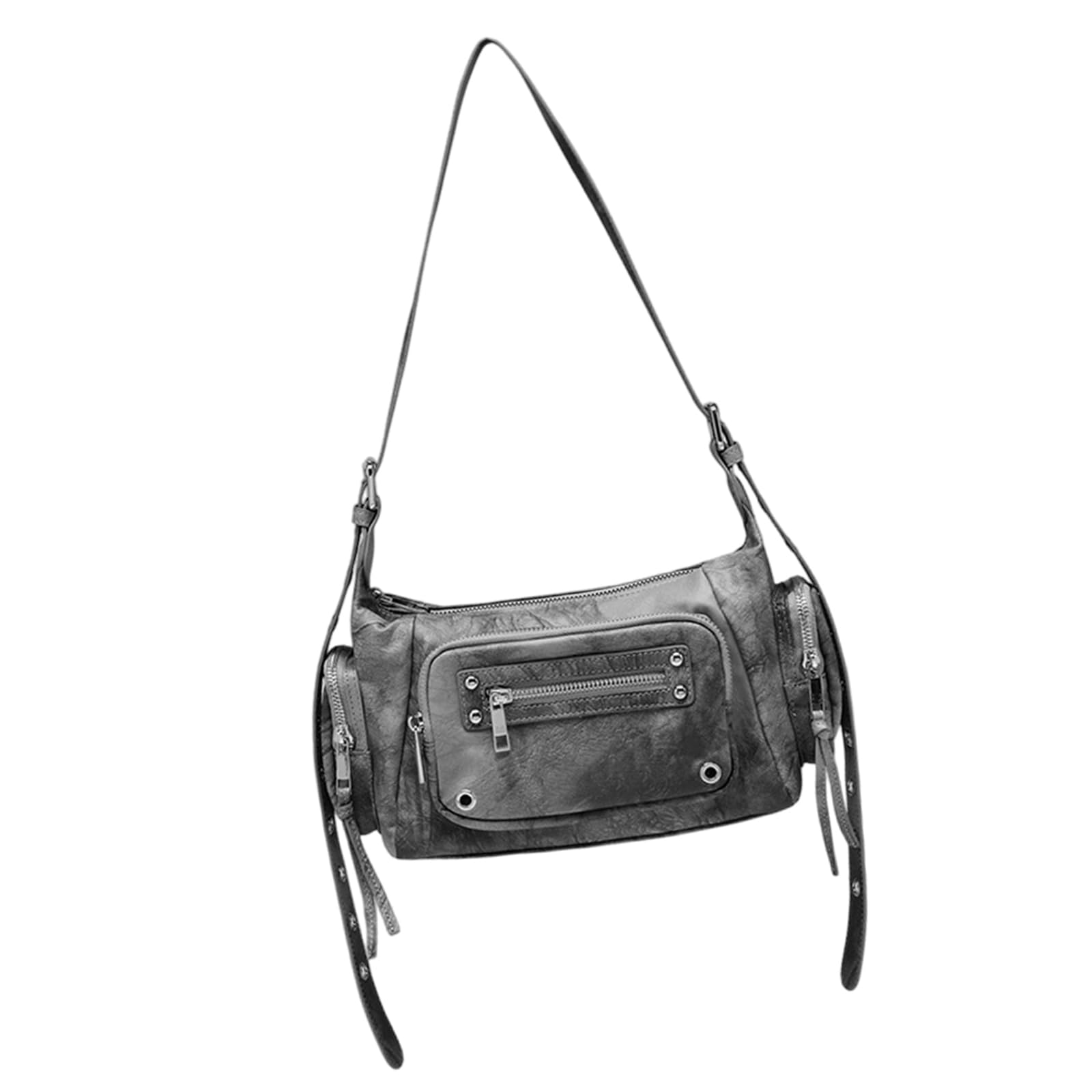 Grande borsa a tracolla Hobos con tasche multiple borse in pelle PU borse alla moda borse a tracolla per donne ragazze borsa a tracolla multi tasca