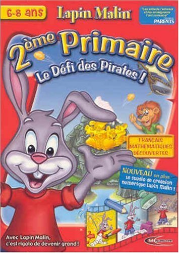 Lapin Malin 2eme primaire + kid pix 6-8 ans - défi des pirates