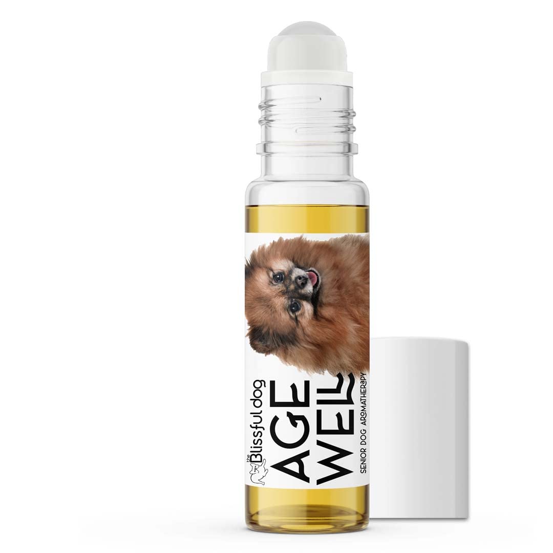 The Blissful Dog Pomeranian Age Well Dog Aromatherapy Roll-On Bottle for Your Dog's Peaceful Ageing