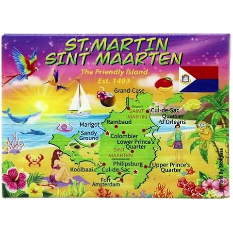 St. Martin/St. Maarten Collector's Souvenir Magnet Cover