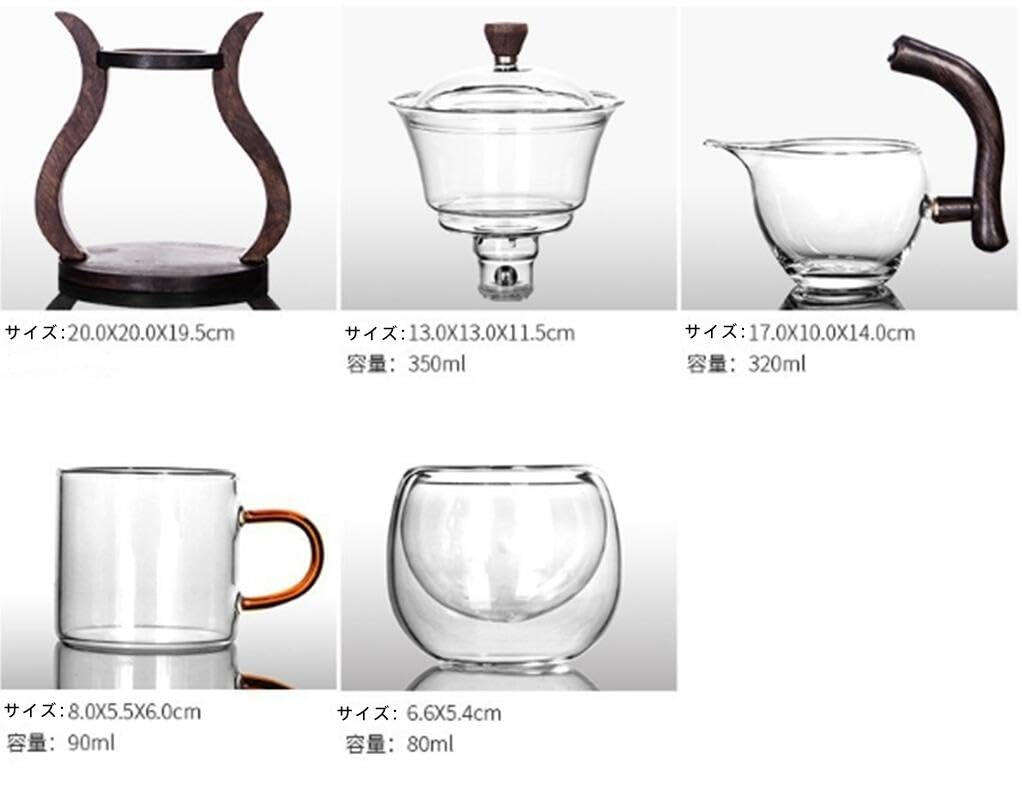 Amazon.co.jp: 湯呑みセット おしゃれ 茶器 180°耐熱 ティーポット
