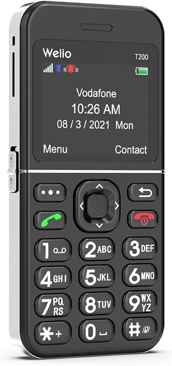 Welio WKEY T200 Key Cell Phone with Camera Military Phone Elderly Mobile Phone (KVK GUARANTEED)