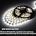 HOMELYLIFE LED Strip Lights 16.4FT for Non-Waterproof 12v LED Light Strip, LED Ribbon for Room, Vanity Mirror, DIY Decoration (2 Pin)
