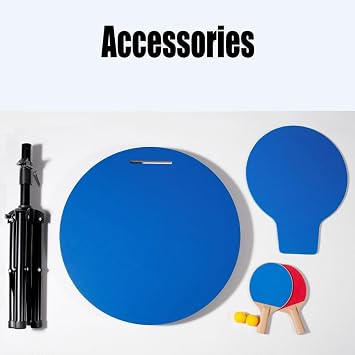 Table Tennis Sparring Training Device Rebound Board, Portable Pingpong Balls Rebounder Board, Tennis Return Board with Stand, Adjustable Height, Pingpong Exerciser for Home, Gym, School