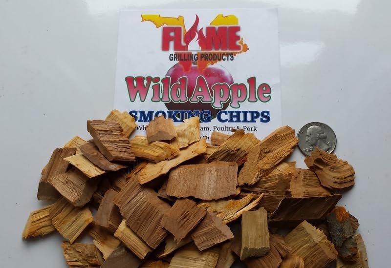Bulk Maine Wild Apple Smoking Chips - 14x14x14 Box, Approx 33lbs