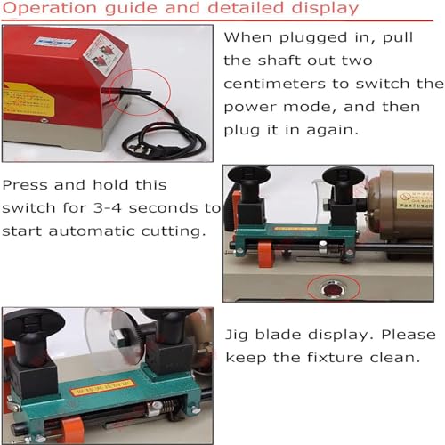 Copiadora horizontal de llaves con función de fresado, duplicador profesional de corte de llaves para llaves de coche y llaves de cerradura de puerta, herramienta esencial de cerrajería
