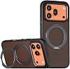 Compatible con Honor 600 Funda, Compatible con Honor 600 Pro 5G VKP-NX9 / VKJ-NX9 Funda Protectora de Teléfono con Soporte Magnético Giratorio 360° Translúcida Mate Negro 1