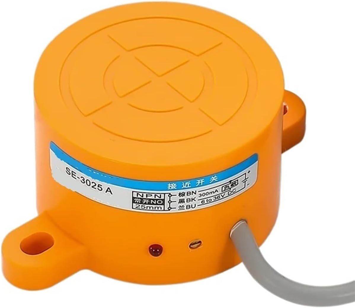 1pcs SE-3025A BCD AL BL Inductive Proximity Switch binaural Sensor NPN PNP Metal Sensor(SE-3025B NPN NC)