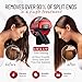 Split-Ender PRO - Original Professional Beauty Tool - Cordless Split End Hair Trimmer for Damaged, Dry, Brittle, Frizzy, Curly or Straight Hair (Red, Professional Kit)