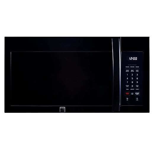 Kenmore Over-the-Range Microwave – 1000 Watts, 300 CFM Vent Fan, Preset Cooking Controls, Child Lock, LED Lighting, 1.7 cu. ft. Capacity, Black