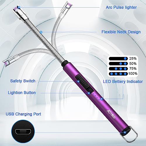 Encendedor Eléctrico Recargable USB con Cuello Flexible 360° miniatura 3