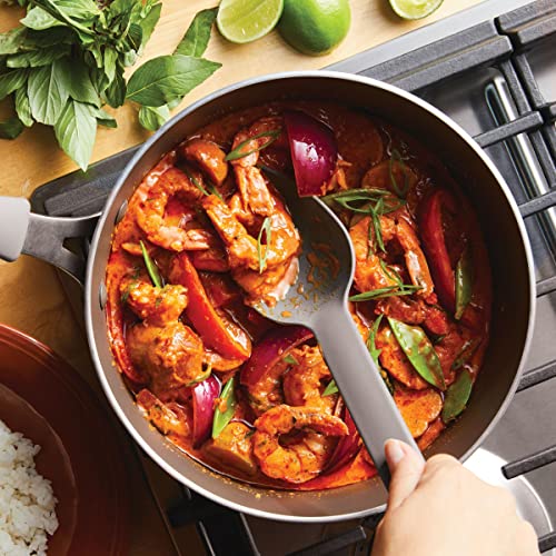 Rachael Ray Cook + Create Nonstick Sauté Pan With Lid, 3 Quart, Gray #TOP5