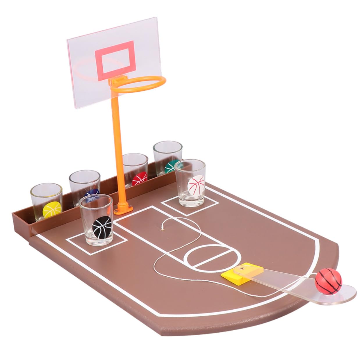 Toddmomy Unique Desk Basketball for Drinking Game Mini Toy for Basketball Party Favors