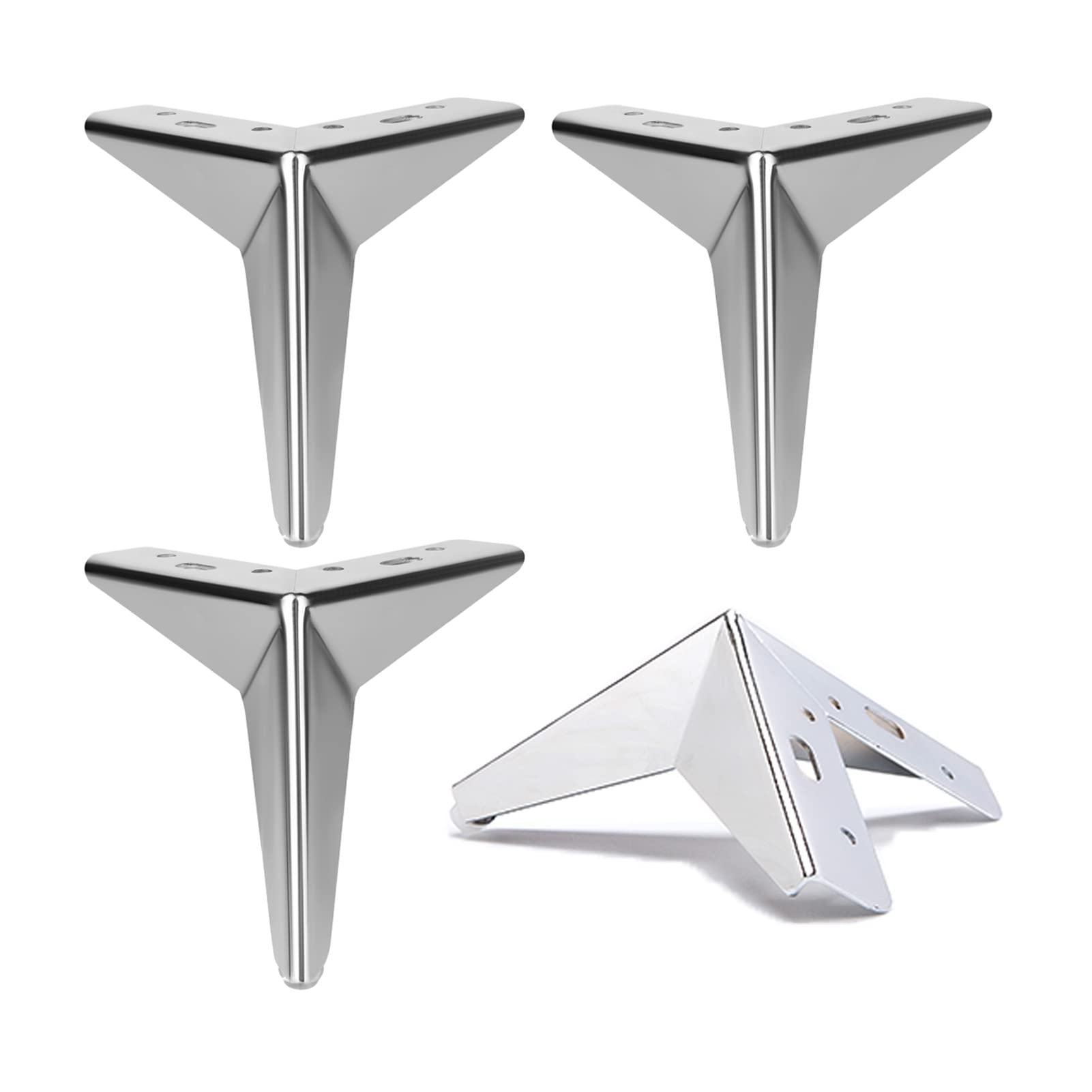 Patas para mesas de metal: soportes elevados de hierro para renovar sofás y reposapiés