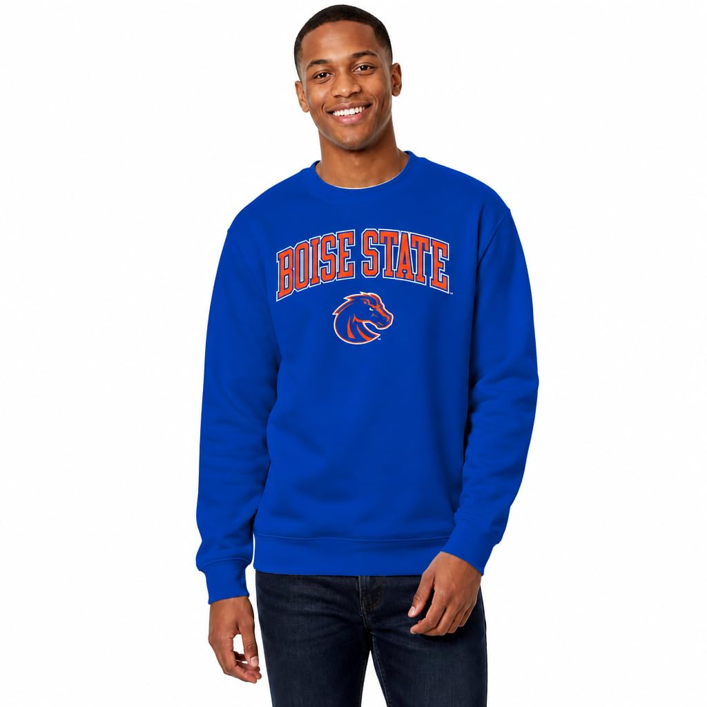 NCAA College Sweatshirt Fleece Crewneck Pullover for Men and Women