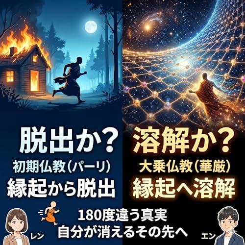 解脱観の大革命：パーリ経典から華厳思想へ。自己が消えて宇宙が流れ込む「事事無碍（じじむげ）」の境地