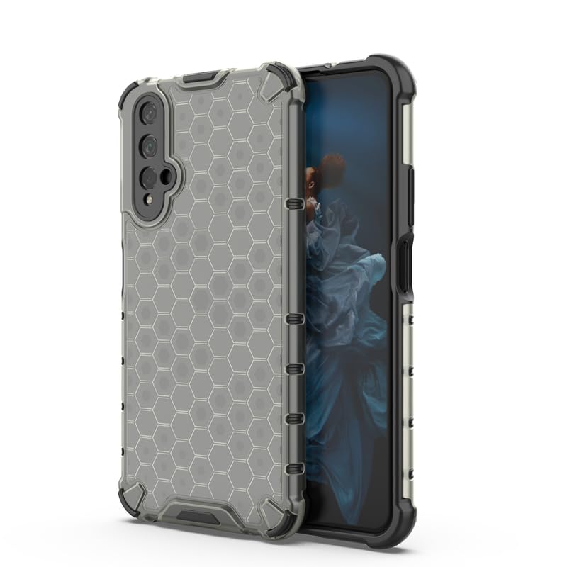 Glaslux Hard PC Back Case Cover Compatible for Huawei Nova 5T / Honor 20 Anti Slip Ultra Thin Shockproof (Black) (B0CNYVP7K8) Amazon Price History, Amazon Price Tracker