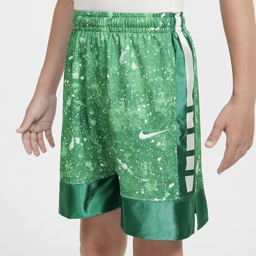 Nike Elite 23 Big Kids' (Boys') Dri-FIT Basketball Shorts (Malachite/White, FZ5260-365) Size Medium2