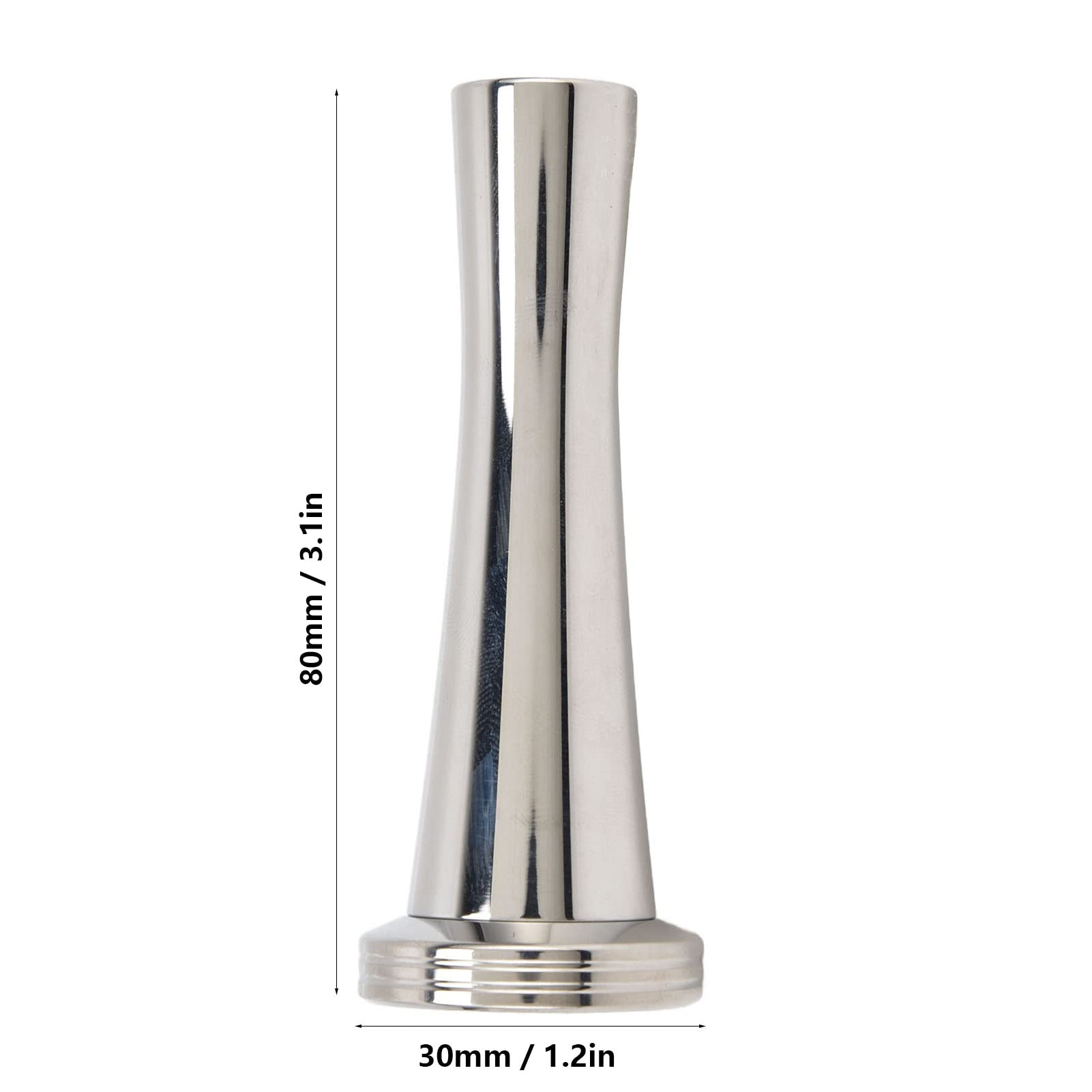 Pressino Per Caffè In Acciaio Inox Da 30 Mm, Tamper Per Capsule Espresso Compatibile Nespresso, Pressa Per Polvere Con Base Piatta E Impugnatura Ergonomica