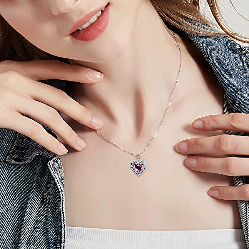 Dorunmo Christmas Jewelry Gifts Butterfly Locket Necklace That Holds Pictures 925 Sterling Silver Heart Locket Personalized Custom Photo Pendant Necklace Jewelry Birthday Gifts For Women Girlfriend Girls #TOP4