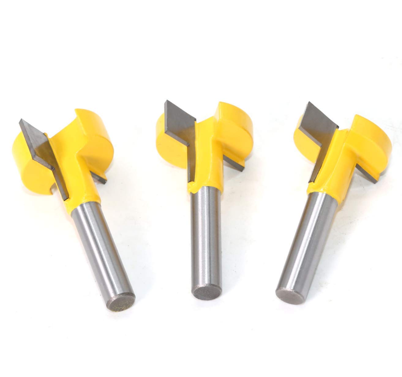 APLUS 3Pz Fresa T da 8 mm Fresa a Forma di Scanalatura T Fresa con Lama 8 mm