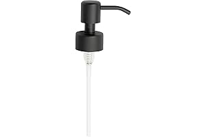 Black Soap Pump Replacement Head - Elevate Your Bathroom Essentials
