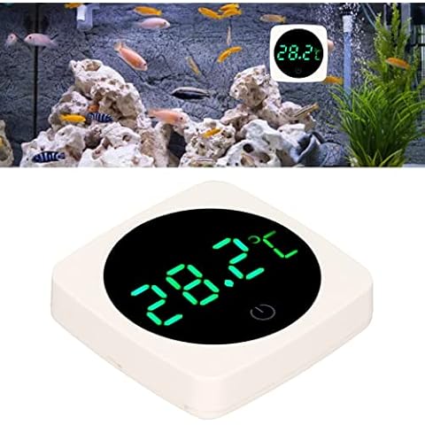 GAESHOW Aquarium-Thermometer, digitales LED-Display-Thermometer, 0,1 ℃ hohe Genauigkeit Cover
