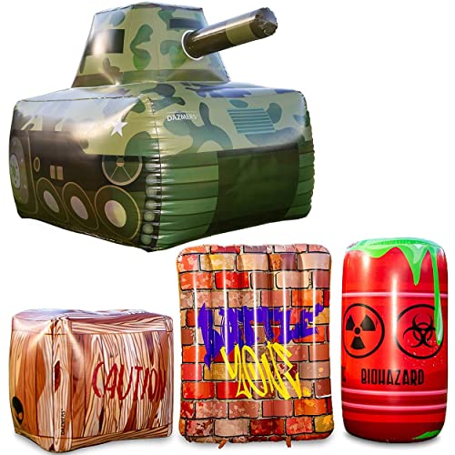 Dazmers Inflatable Army Tank Set