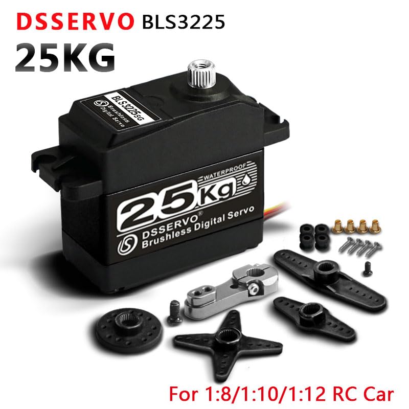 ANNIMOS 25kg/0.05s Brushless RC Servo Fast Steering Motor Digital Full Metal Gear Waterproof