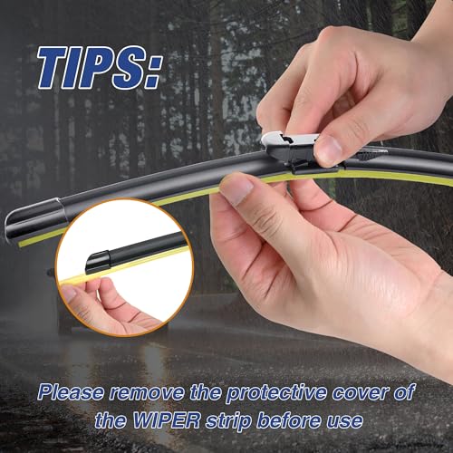 Icexsnow IXS-SI2828-036 28 Inch+28 Inch Water Repellent Windshield Wiper Blades Replacement For Ford Fusion 2019-2013,Escape 2020-2013,Focus 2018-2012,Edge 2020-2015 Silicone Automotive Windshield Wiper Blades thumb #7