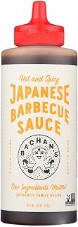 Hot & Spicy Japanese Barbecue Sauce, Non GMO, 16 Ounces (Pack Of 6)