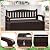 JUMMICO 80 Gallon Resin Outdoor Storage Bench