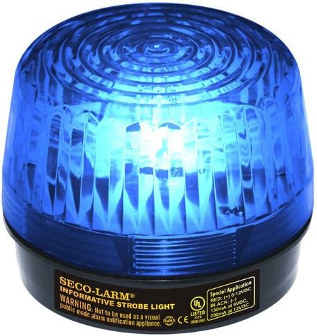 Miniatura 2 de Seco-Larm Enforcer LED luz estroboscópica, lente azul (SL-1301-BAQB)
