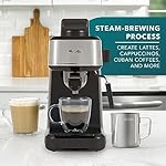 Mr. Coffee® 4-Shot Steam Espresso, Cappuccino, and Latte Maker with Stainless Steel Frothing Pitcher - Image 2
