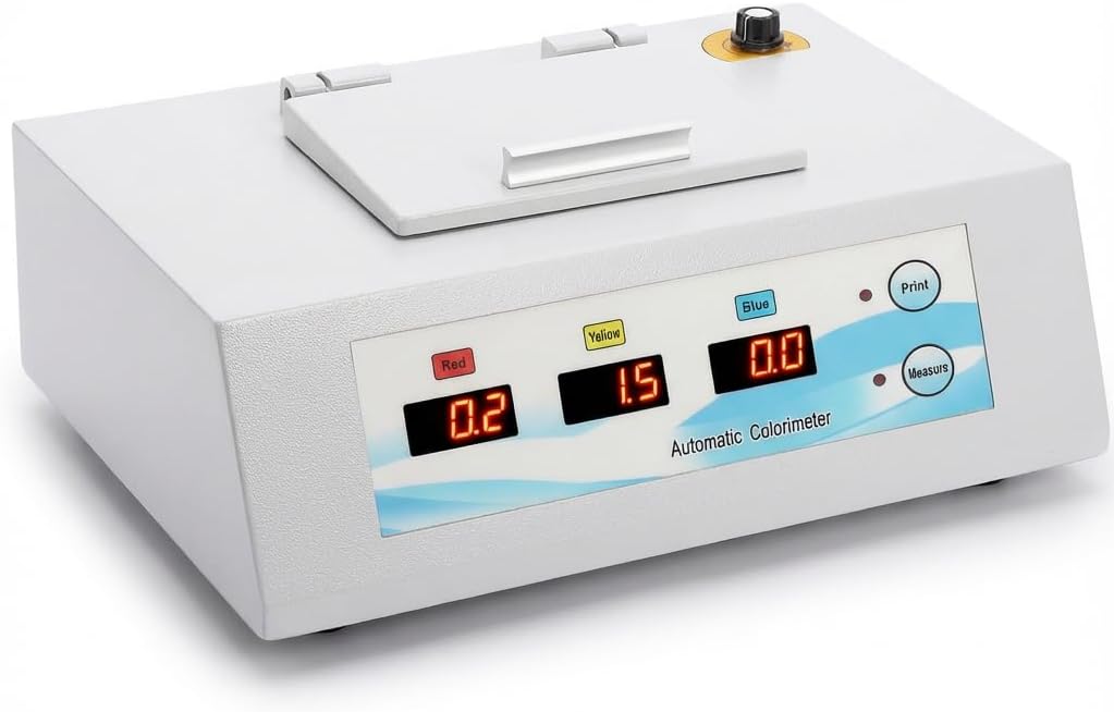 BAOSHISHAN Automatic Colorimeter, Digital Tintometer Color Measurement Meter Compatible with Lovibond Color Scale for Food Grade Oil Color Analysis