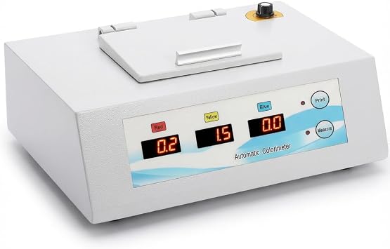 BAOSHISHAN Automatic Colorimeter, Digital Tintometer Color Measurement Meter Compatible with Lovibond Color Scale for Food Grade Oil Color Analysis
