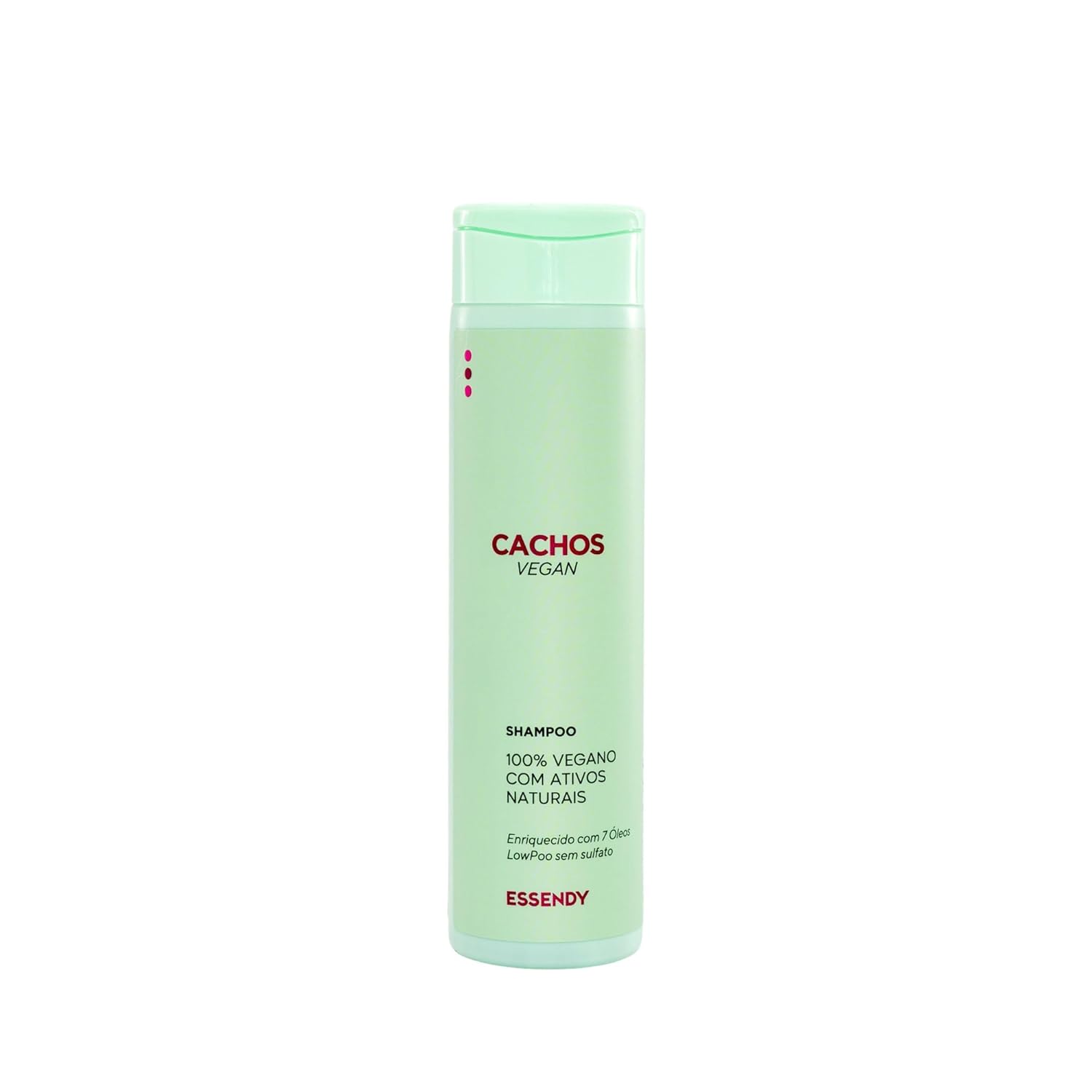 Shampoo Cachos Vegan 250ML – Limpeza Suave e Nutrição com 7 Óleos Naturais – Low Poo – Sem Sulfatos, Parabenos e Corantes – Definição de Cachos e Controle de Frizz