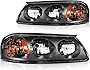 ECCPP Headlight Assembly For Chevrolet Impala 2000-2005 Driver and Passenger Side Headlamps
